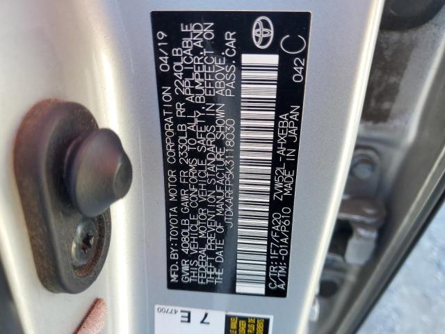 2019 TOYOTA PRIUS PRIME - JTDKARFP5K3118030