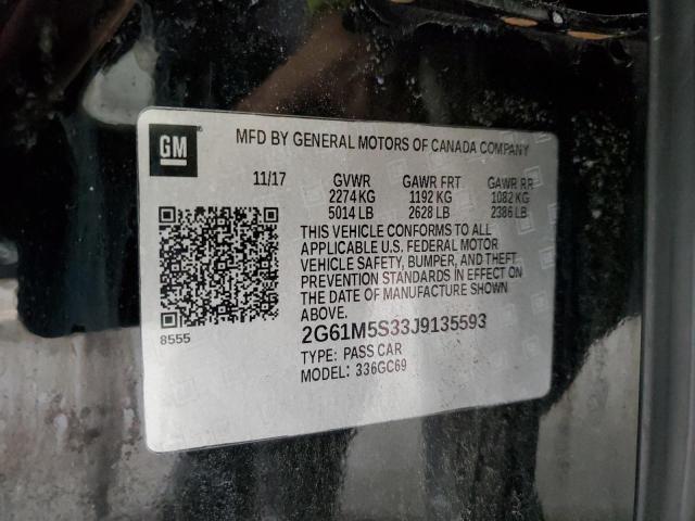 2018 CADILLAC XTS LUXURY 2G61M5S33J9135593