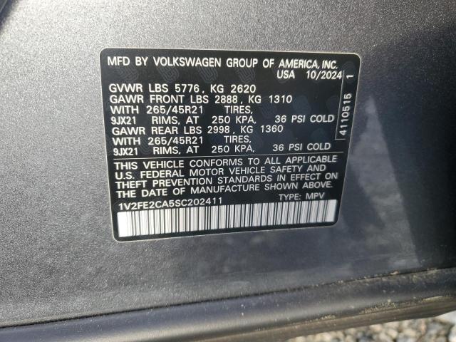 2025 VOLKSWAGEN ATLAS CROS #3293336443