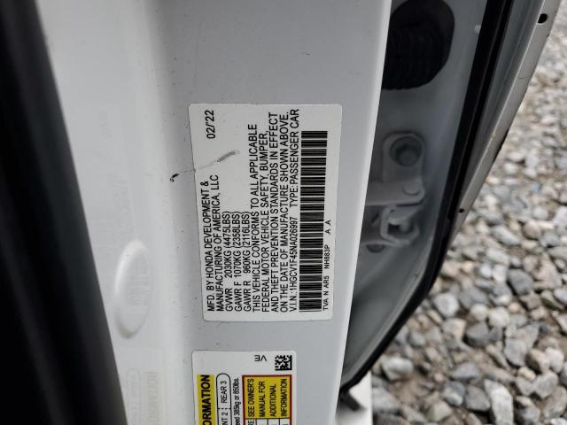 2022 HONDA ACCORD SPO #3302844886