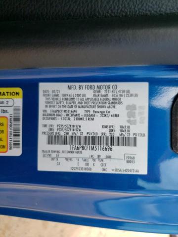 2021 FORD MUSTANG GT #3294262877