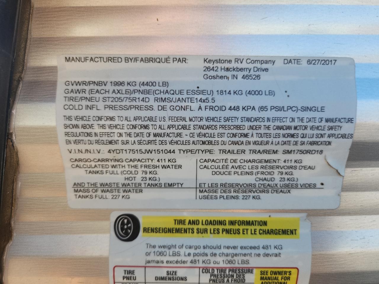 Lot #3291765252 2018 KEYSTONE SPRINGDALE