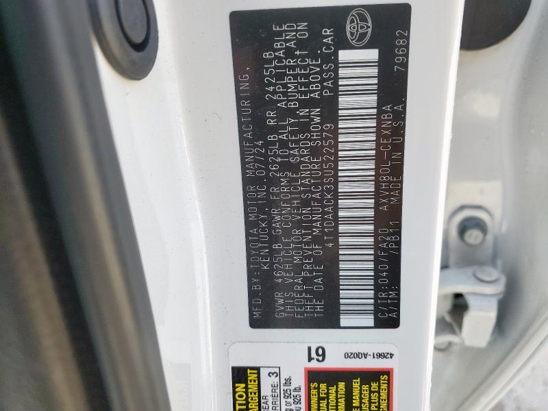 2025 TOYOTA CAMRY XSE - 4T1DAACK3SU522579