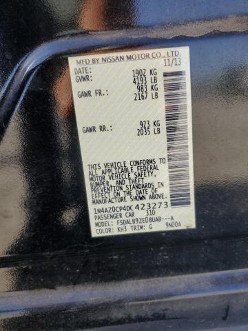 2013 NISSAN LEAF S - 1N4AZ0CP4DC423273