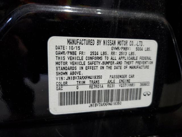 2015 INFINITI Q50 BASE - JN1BV7ARXFM419350