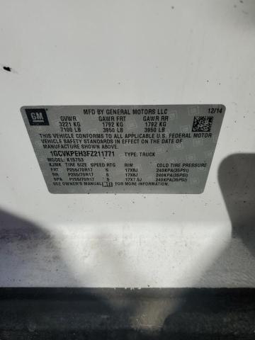 2015 CHEVROLET SILVERADO - 1GCVKPEH3FZ211771