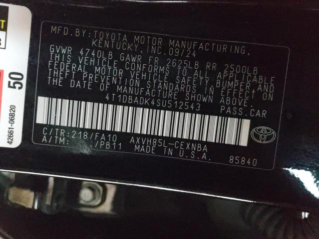 2025 TOYOTA CAMRY XSE #3297918780
