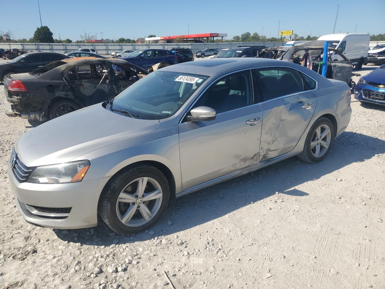 Lot #3285012948 2013 VOLKSWAGEN PASSAT SE