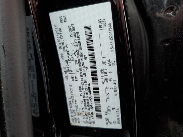 2019 FORD ESCAPE S #3294440492