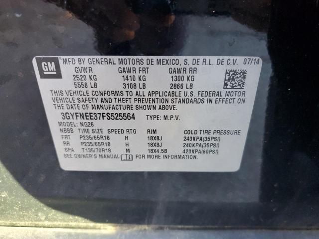 2015 CADILLAC SRX LUXURY #3270026979