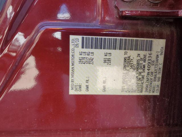 2011 NISSAN ALTIMA BAS - 1N4AL2AP7BN409336