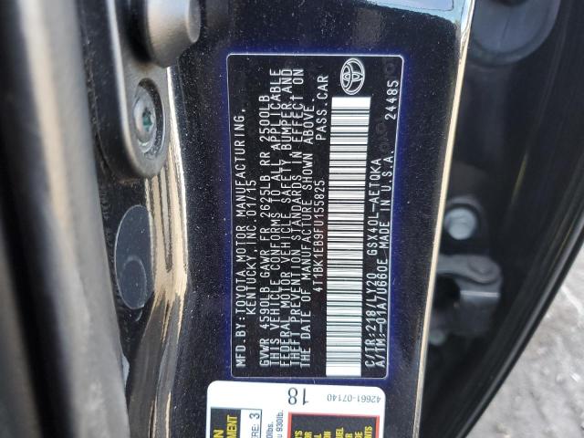 2015 TOYOTA AVALON XLE 4T1BK1EB9FU155825