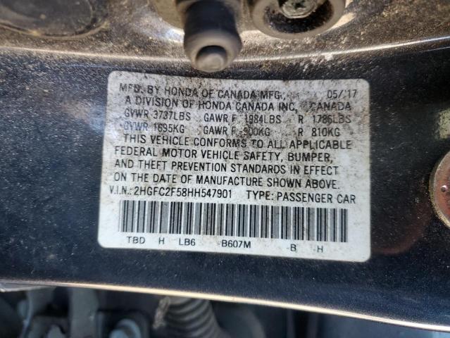 2017 HONDA CIVIC LX #3269751681