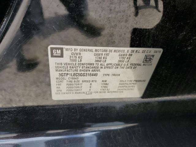 2016 GMC SIERRA C1500 - 3GTP1LEC5GG316449