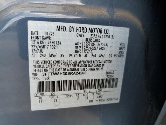 2025 FORD MAVERICK X 3FTTW8H30SRA24200