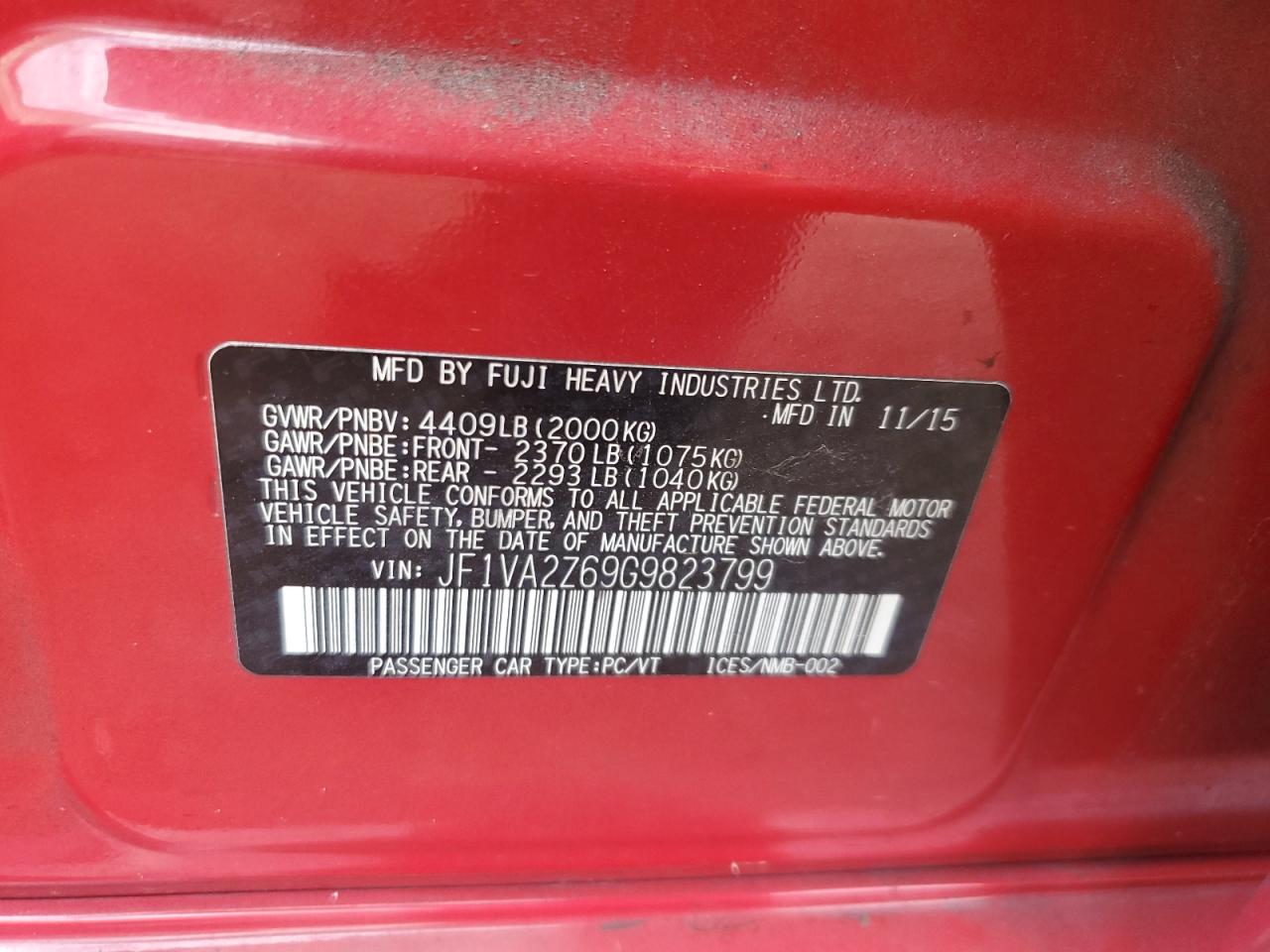 SUBARU WRX STI LIMITED