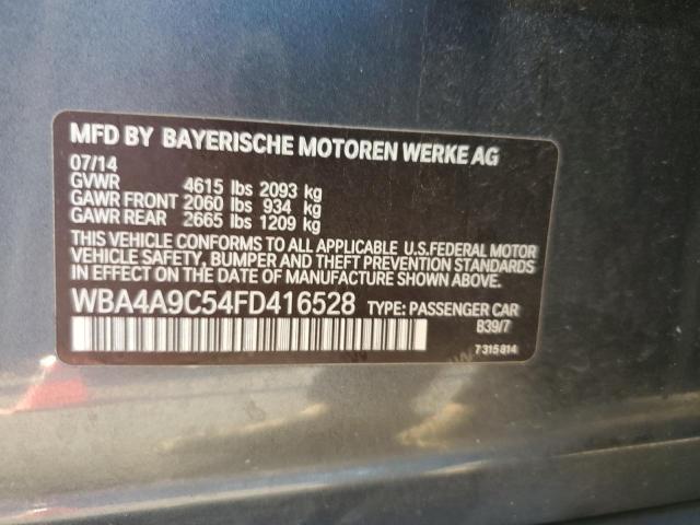 2015 BMW 428 I GRAN WBA4A9C54FD416528