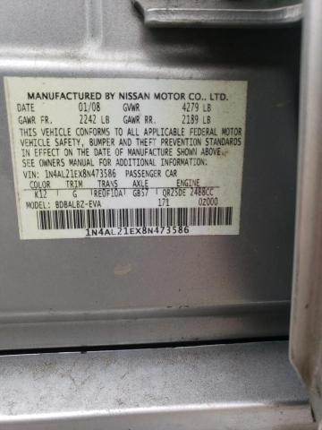 2008 NISSAN ALTIMA 2.5 #3278783622