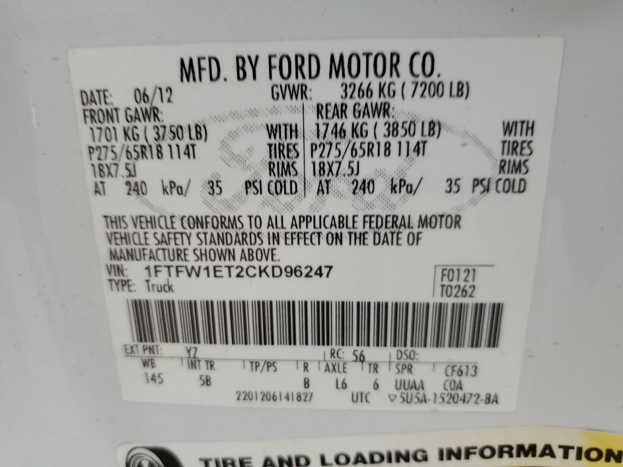 FORD F-150 SUPERCREW