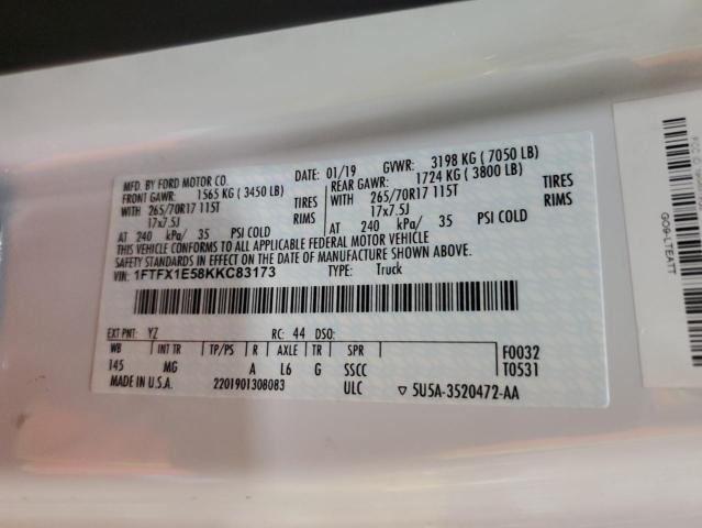 2019 FORD F150 SUPER - 1FTFX1E58KKC83173