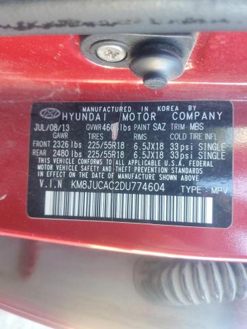2013 HYUNDAI TUCSON GLS - KM8JUCAC2DU774604
