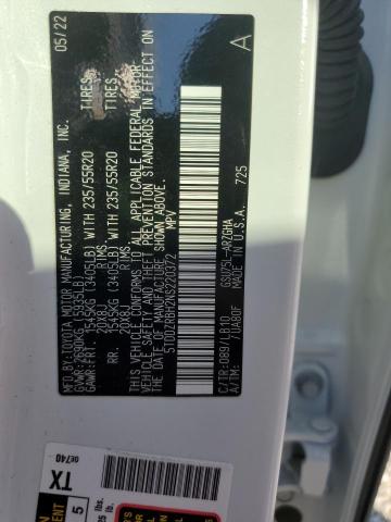 2022 TOYOTA HIGHLANDER - 5TDDZRBH2NS220372