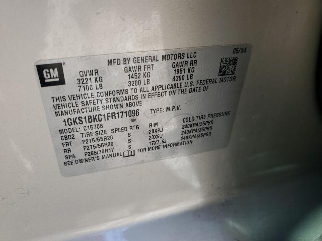 2015 GMC YUKON SLT #3290285229