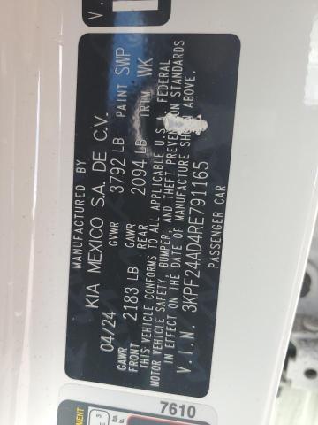 2024 KIA FORTE LX #3303763421