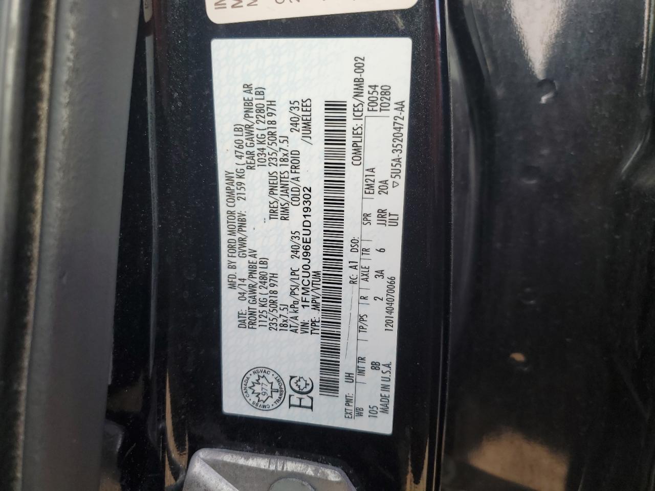 FORD ESCAPE TITANIUM