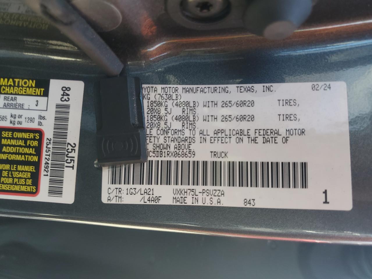 TOYOTA TUNDRA CREWMAX LIMITED