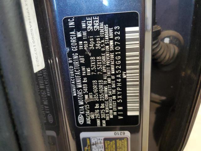 2016 KIA SORENTO EX - 5XYPH4A52GG107323