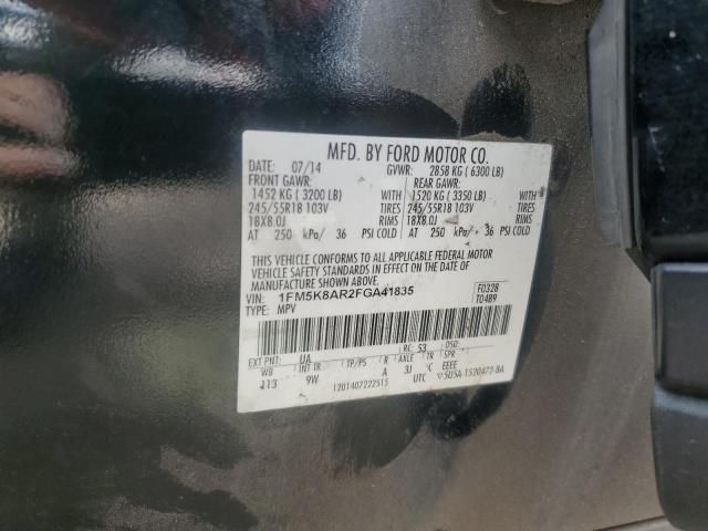 2015 FORD EXPLORER P - 1FM5K8AR2FGA41835