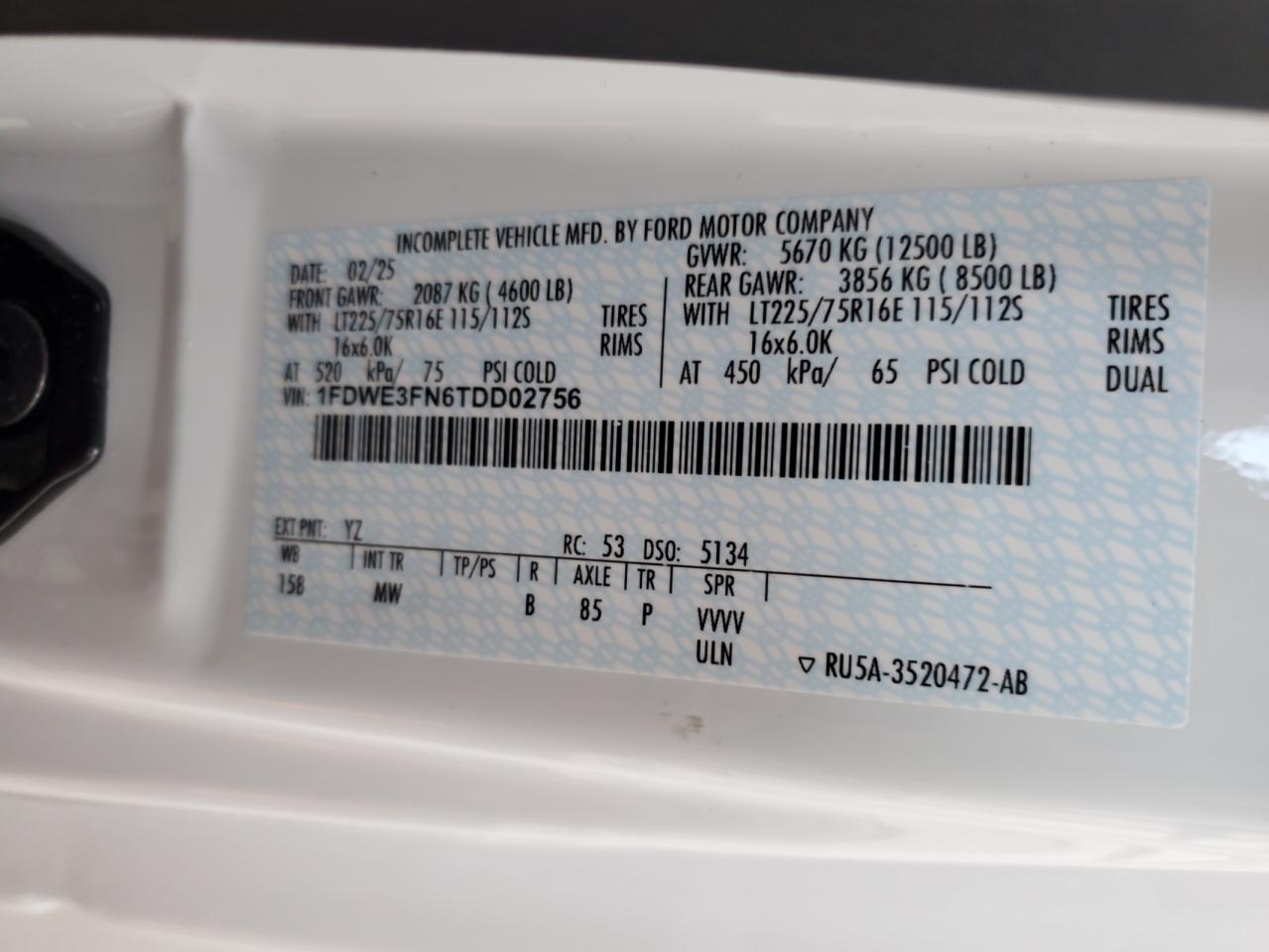 Lot #3302746052 2026 FORD ECONOLINE