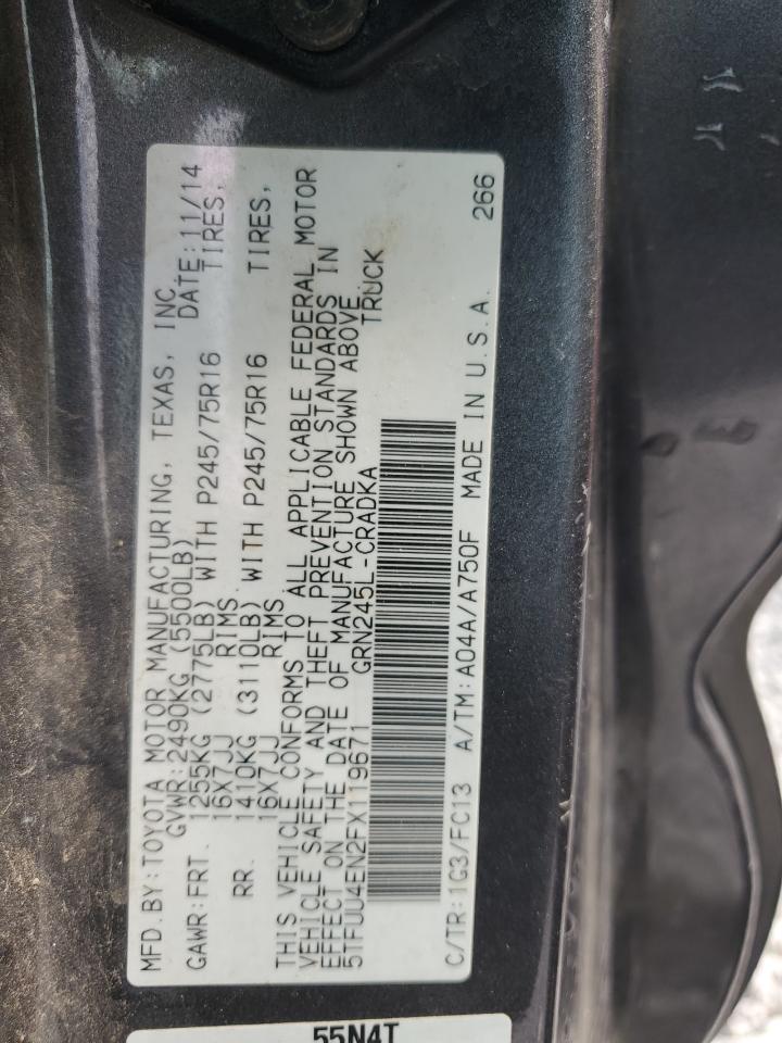 TOYOTA TACOMA ACCESS CAB