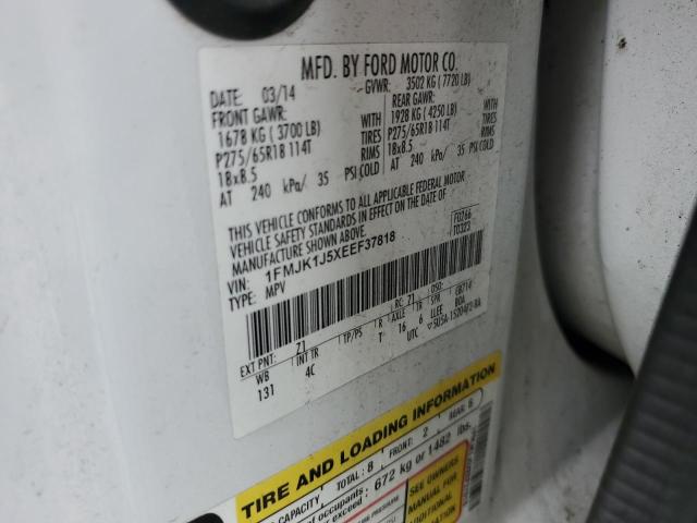 2014 FORD EXPEDITION - 1FMJK1J5XEEF37818