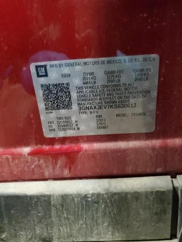 2019 CHEVROLET EQUINOX LT #3287662053