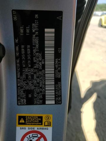 2017 TOYOTA HIGHLANDER SE 5TDKZRFH6HS517506