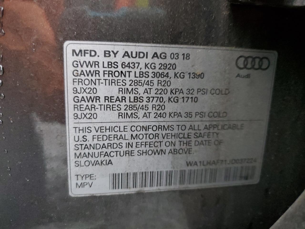 AUDI Q7 PREMIUM PLUS