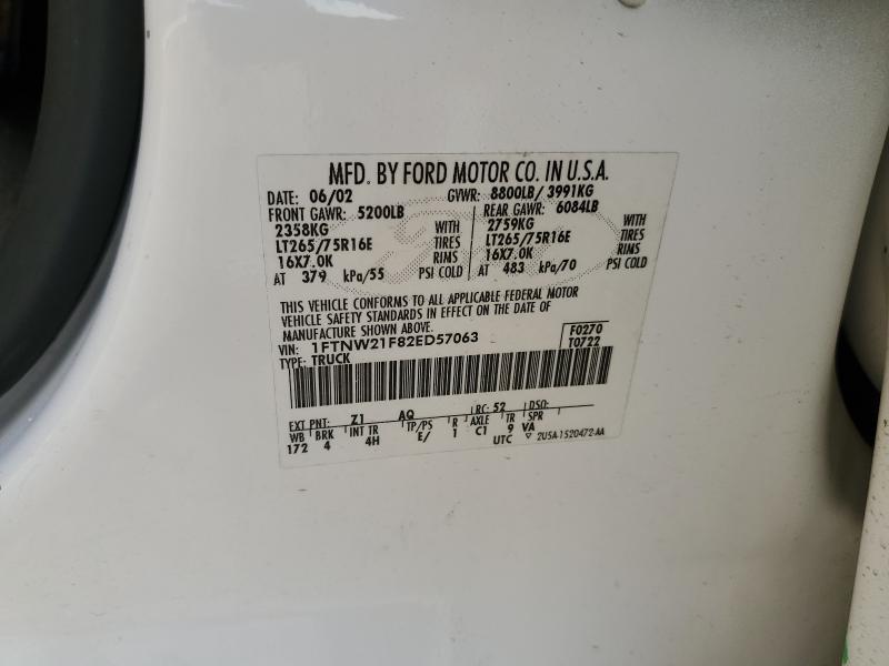 2002 FORD F250 SUPER #3276504056