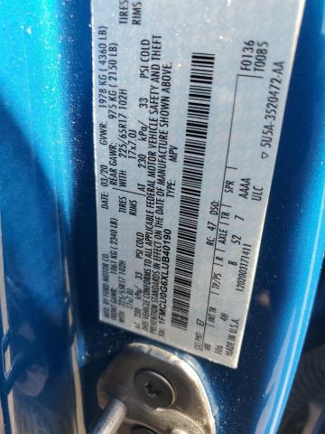 2020 FORD ESCAPE SE - 1FMCU0G6XLUB40190