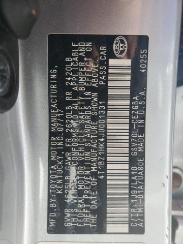 2018 TOYOTA CAMRY XSE #3286744313