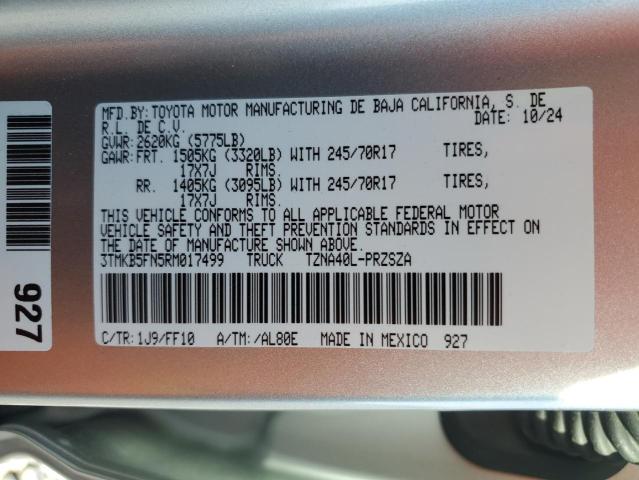 2024 TOYOTA TACOMA DOU - 3TMKB5FN5RM017499