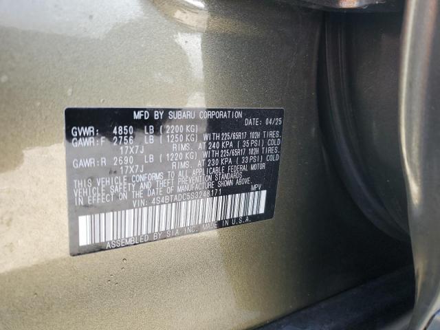2025 SUBARU OUTBACK PR #3296366125