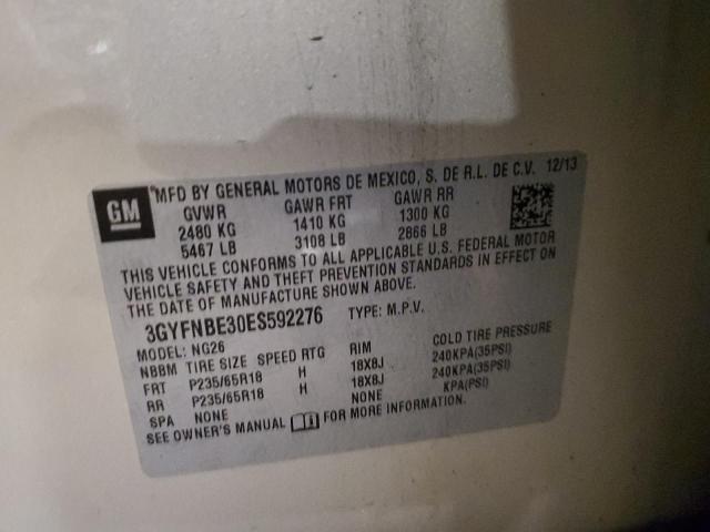 2014 CADILLAC SRX LUXURY - 3GYFNBE30ES592276