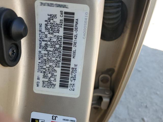 2012 TOYOTA COROLLA BASE - 5YFBU4EE0CP064543