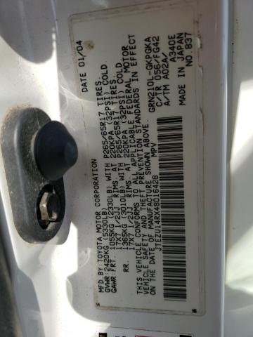 2004 TOYOTA 4RUNNER SR #3268332034