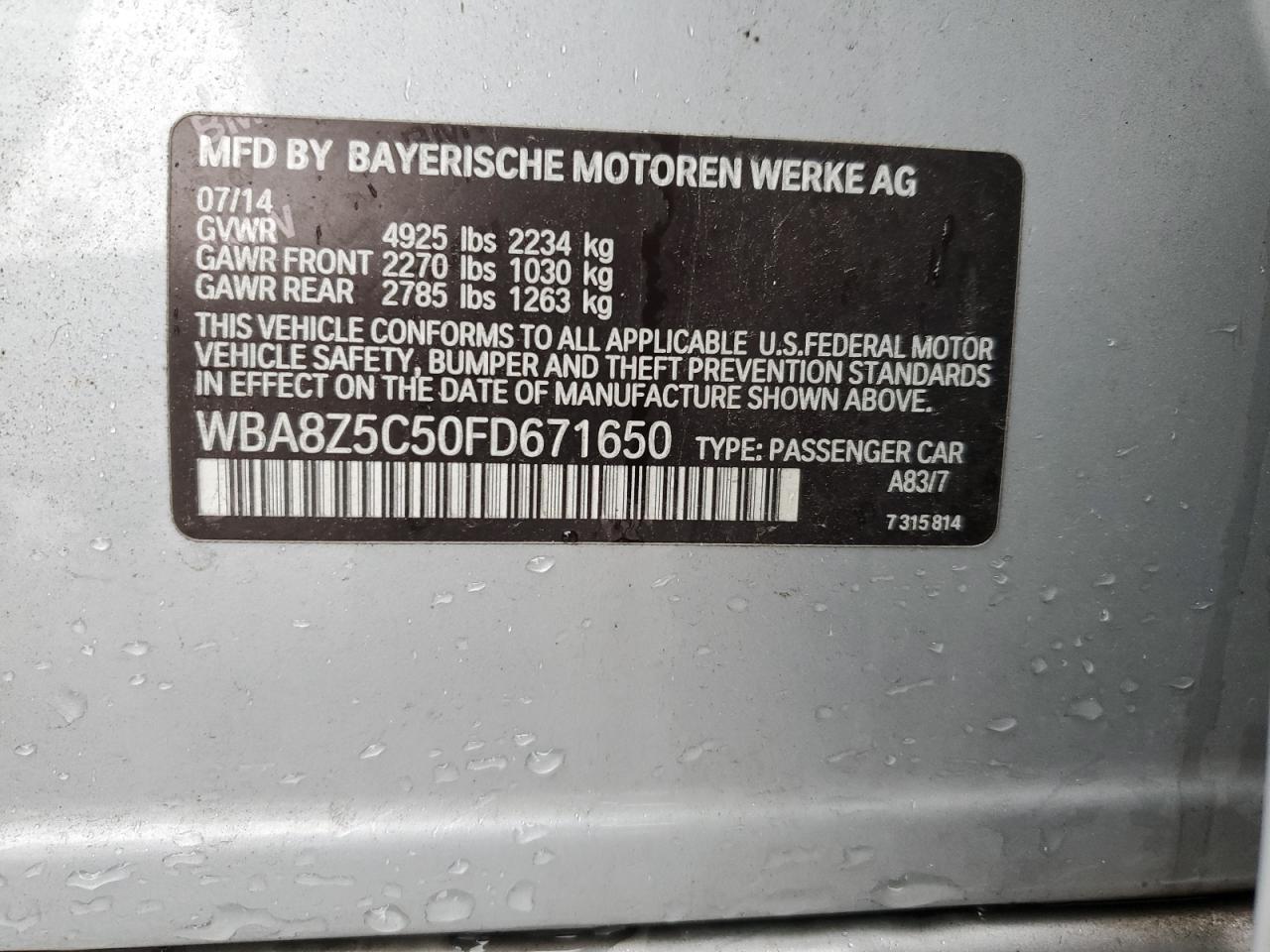 BMW 3 SERIES GT XIGT SULEV