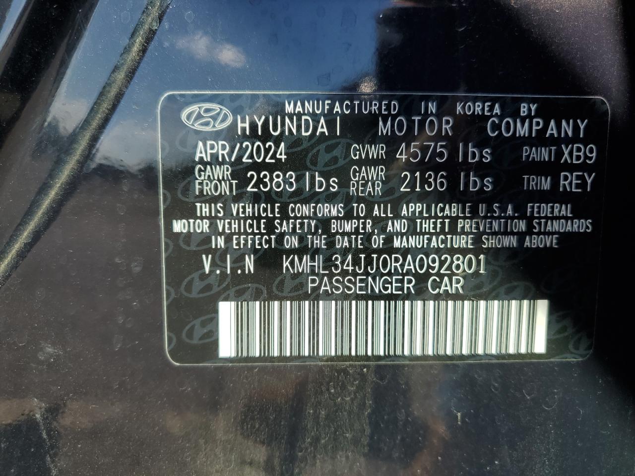 HYUNDAI SONATA HYBRID