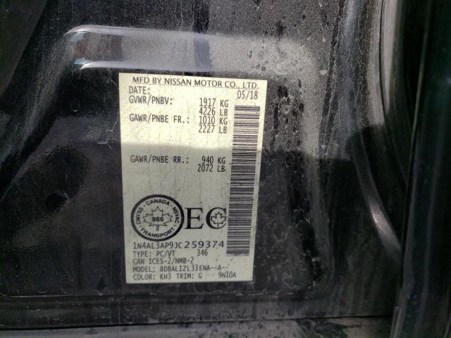 2018 NISSAN ALTIMA 2.5 - 1N4AL3AP9JC259374