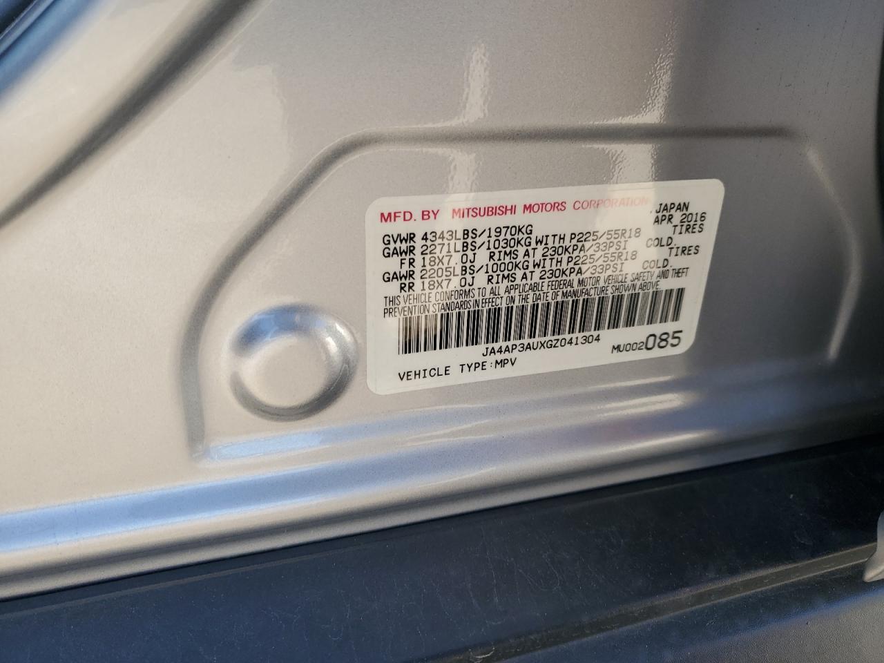 MITSUBISHI OUTLANDER ES